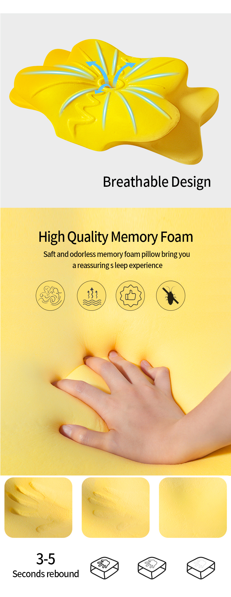 Memory Foam Pillow JK79(图2)